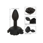 CalExotics Forbidden Small Rose Anal Plug | Back View | "Small rose anal plug - back view"