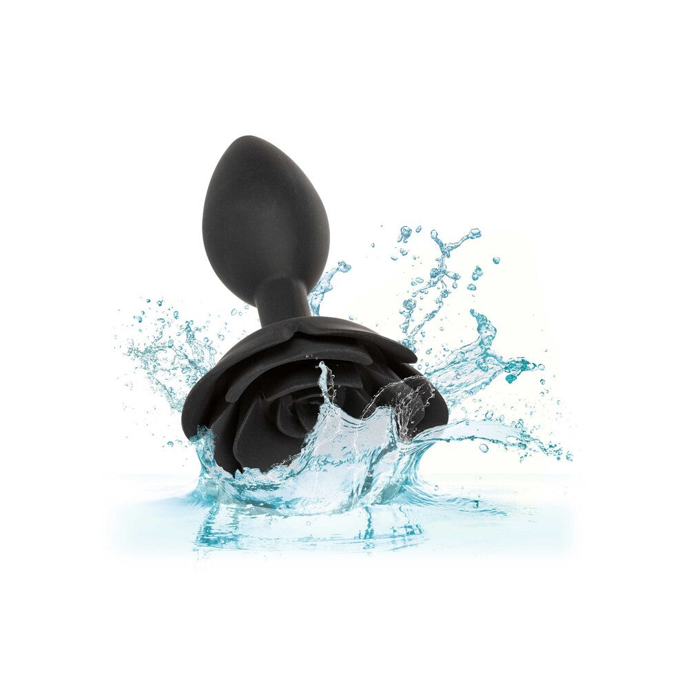 CalExotics Forbidden Large Rose Anal Plug | Detail View | "Large rose anal plug - detail view"