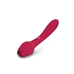Secret Kisses Rosegasm Lingo Dual Ended | Side View | "Dual ended massager - side view"