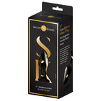 Secret Kisses 4 Inch Glass Butt Plug | Back View | "4 inch glass plug - back view"