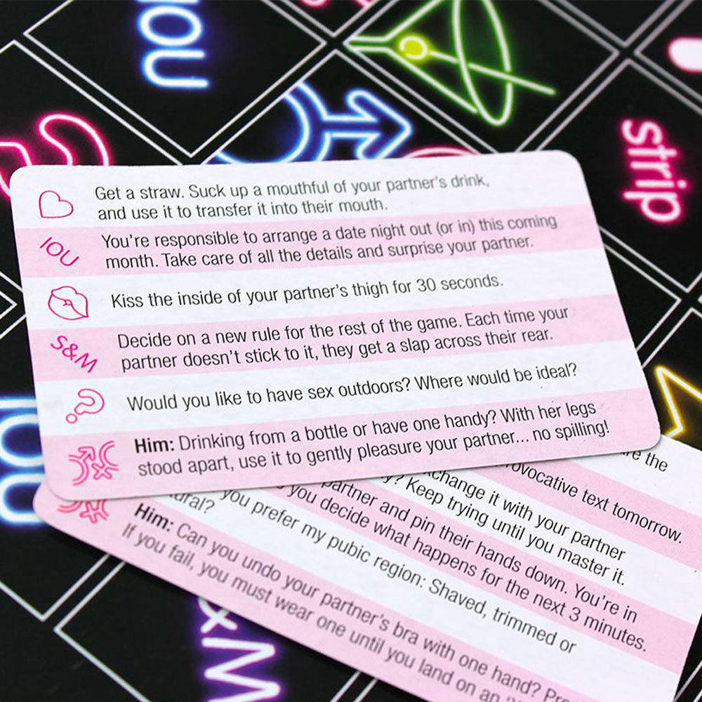 Sex Marks The Spot Game|Instructions View|"Intimate board game - instructions"