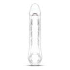 Size Up Clear Penis 2 Inch Extender|Size View|"Clear enhancer - size guide"