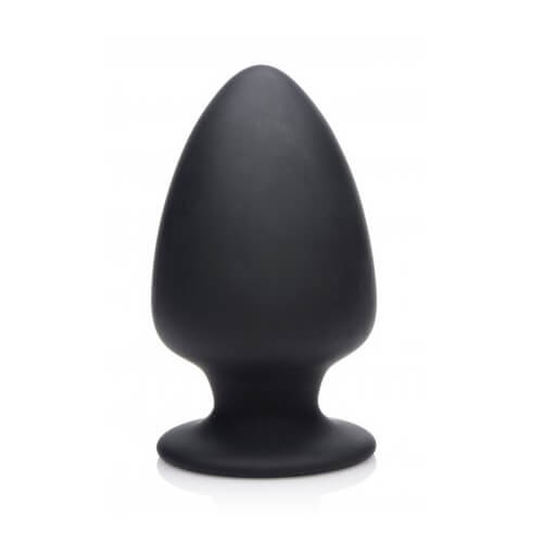 SilexD-Dual-Density-Large-Silicone-Butt-Plug-5-inches|Front|"5 inch dual density plug - front view"