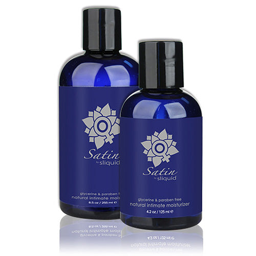Sliquid Naturals Satin Moisturiser Lubricant-125ml | Front View | Daily moisturizing formula
