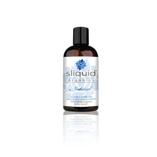 Sliquid Organics Natural Intimate Lubricant-255ml | Front View | Organic personal moisturizer