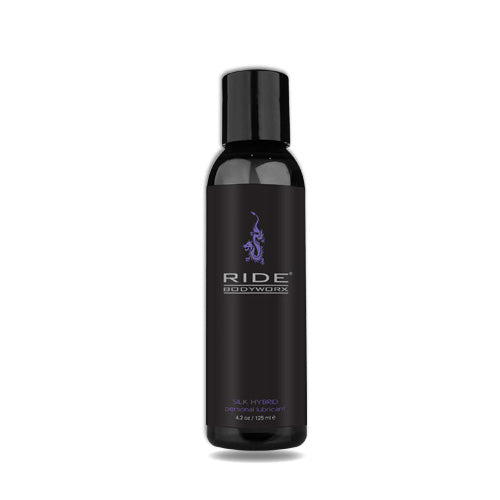 Sliquid Ride Bodyworx Silk Hybrid Lubricant-125ml | Front View | Smooth hybrid blend
