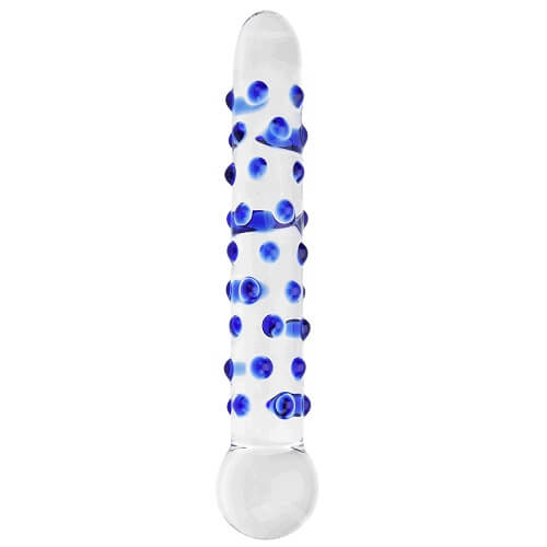 Spectrum Nubby Textured Glass Dildo Adult Toys Direct