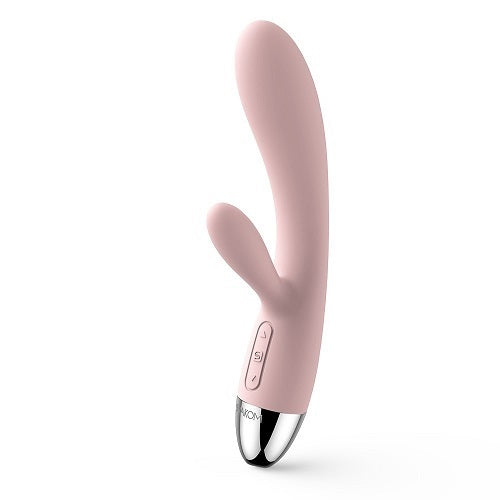 Svakom Alice G-Spot Rabbit Vibrator | Front View | Dual stimulation vibrator with curved g-spot shaft