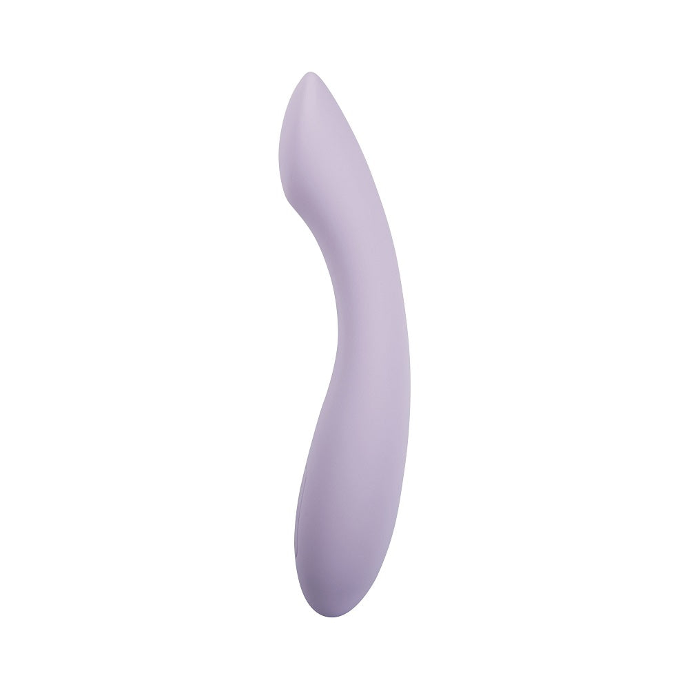 Svakom Amy 2 G-Spot and Clitoral Vibrator Lilac|Front View|"dual stimulation vibrator lilac - front view"