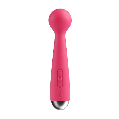 Svakom Emma Mini 100% Waterproof Wand Massager Vibe-Red Adult Toys Direct