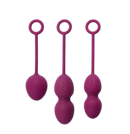 Svakom Nova Exercise Kegel Balls | Front View | Silicone kegel exercise balls with retrieval cord