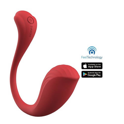 Svakom-Phoenix-Interactive-App-Controlled-Vibrator|Front|"interactive g-spot vibrator - front view"