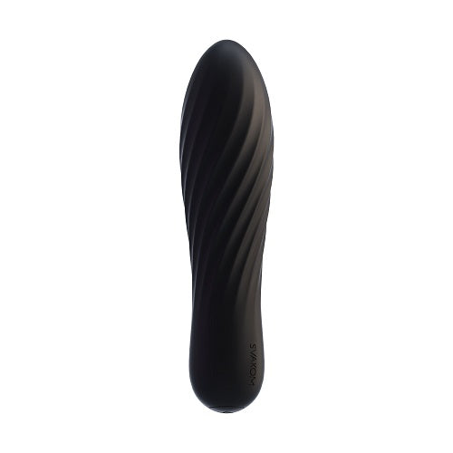 Svakom Tulip Rechargeable Bullet Vibrator Black | Main View | "black rechargeable bullet vibrator - main view"