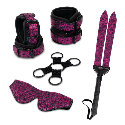 7 Piece Dragonskin Bondage Set | Front View | "7 piece bondage set - front view"