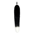 Furry Tales Black Foxtail Butt Plug | Side View | "Black fox plug - side view"