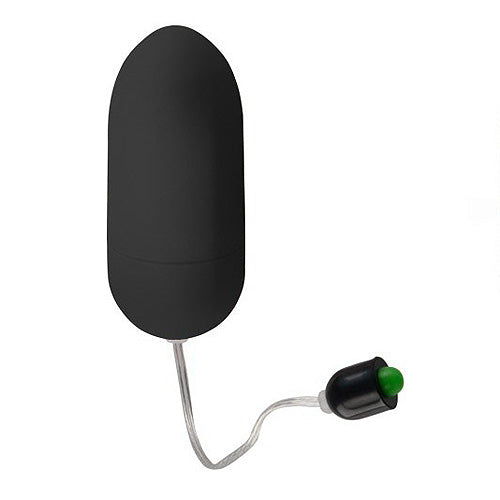 Wonder Egg-Black | Front View | Vibrating love egg