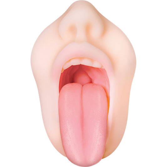 Zero Tolerance Real Mouth Masturbator | Front View | "Real mouth masturbator - front view"