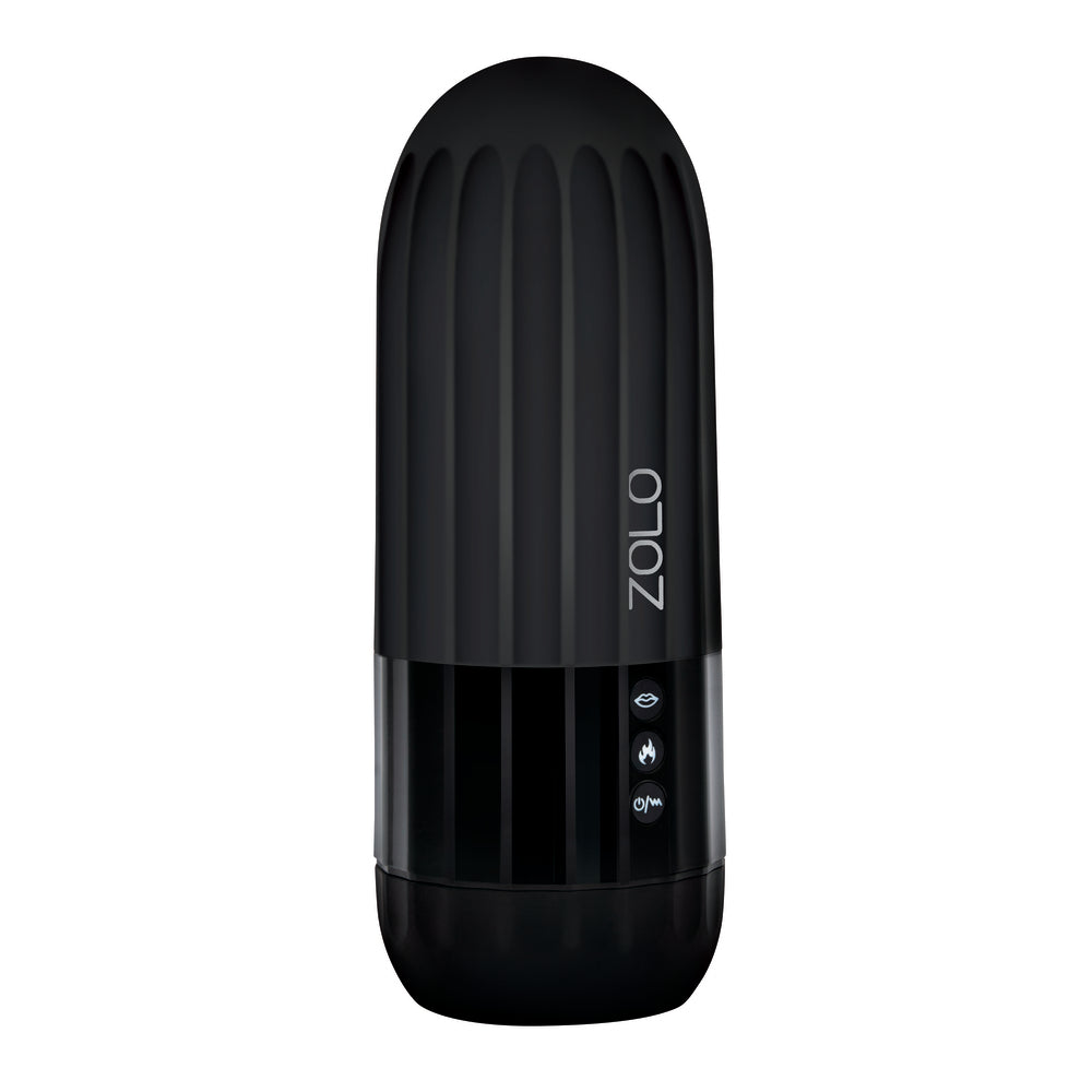 Zolo Jerkmaster Vibrating and Warming Masturbator|Control View|"Warming pleasure device - controls"
