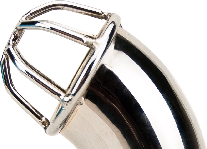 Impound Exhibition Male Chastity Device | Detail View | Lock mechanism close-up