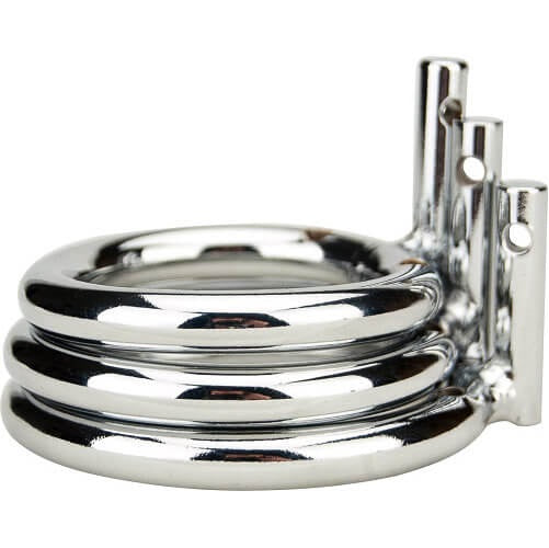 Impound Spiral Male Chastity Device | Set View | Complete set contents