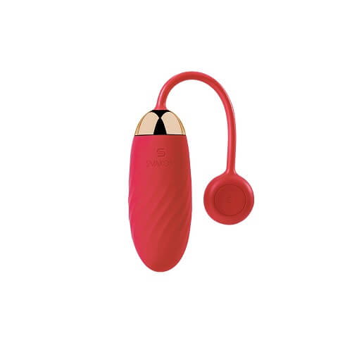 Svakom-Ella-APP-Controlled-Silicone-Vibrating-Egg-Red|Detail View|"vibrating egg controls - detail view"
