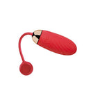 Svakom-Ella-APP-Controlled-Silicone-Vibrating-Egg-Red|Detail View|"vibrating egg controls - detail view"