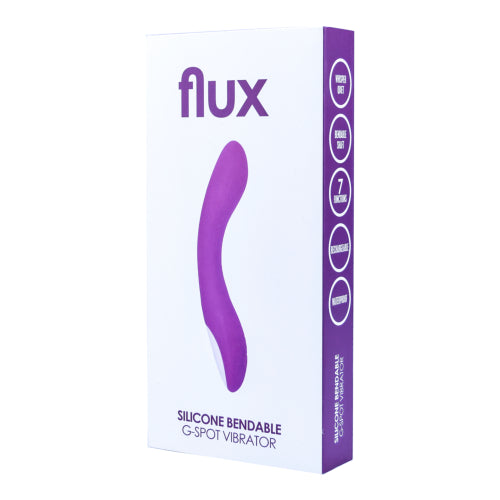 Loving-Joy-FLUX-Silicone-Bendable-G-Spot-Vibrator|Detail View|"bendable vibrator features - detail view"