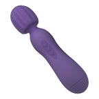 Loving-Joy-10-Function-Magic-Wand-Vibrator-Purple|Detail-3|"charging port detail - detail view 3"