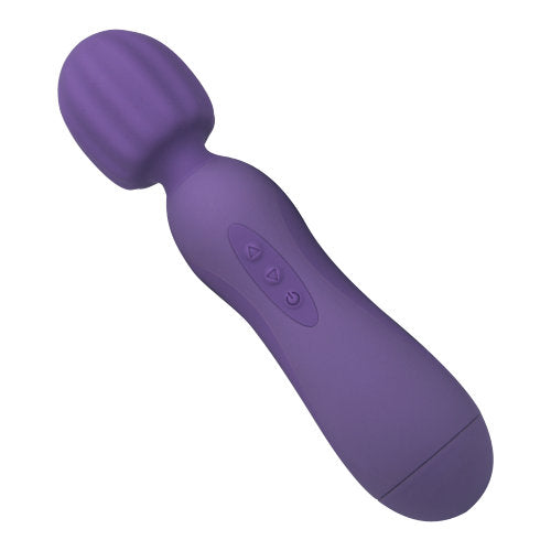 Loving-Joy-10-Function-Magic-Wand-Vibrator-Purple|Detail-3|"charging port detail - detail view 3"