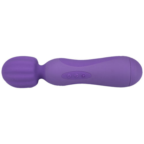 Loving-Joy-10-Function-Magic-Wand-Vibrator-Purple|Detail-3|"charging port detail - detail view 3"