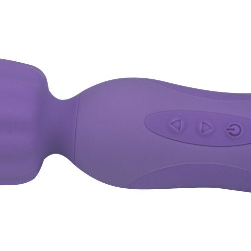Loving-Joy-10-Function-Magic-Wand-Vibrator-Purple|Package-Back|"usage instructions - package back view"