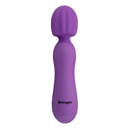 Loving-Joy-10-Function-Magic-Wand-Vibrator-Purple|Package|"retail box display - package view"