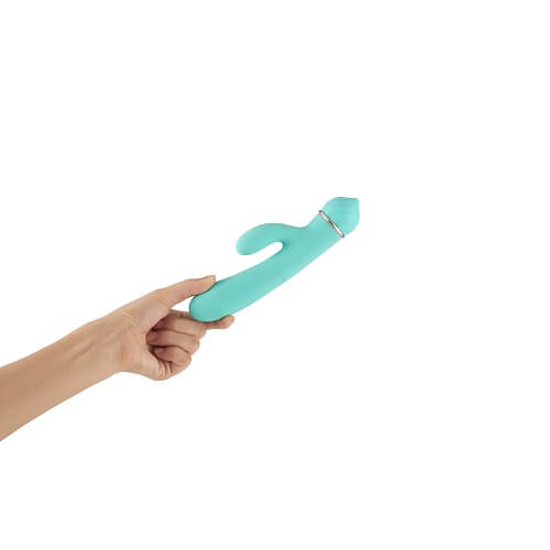 Mina-Soft-Silicone-Rabbit-Vibrator|Detail-3|"material texture close up - detail view 3"