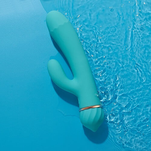 Mina-Soft-Silicone-Rabbit-Vibrator|Package-Side|"product features list - package side view"