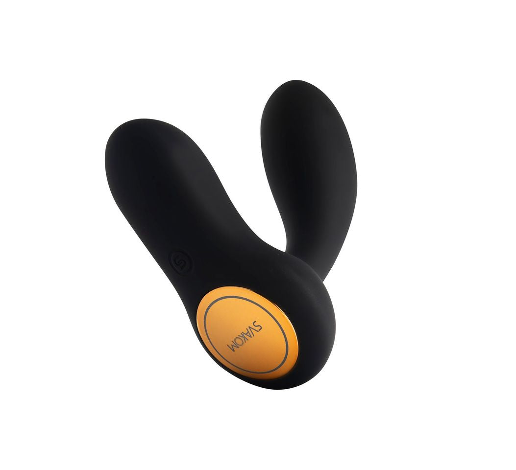 Svakom-Vick-Neo-Interactive-App-Controlled-Prostate-Massager|Back|"charging port and controls - back view"