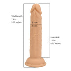 Loving-Joy-4-5-Inch-Silicone-Dildo|Back|"suction cup base detail - back view"