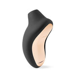 LELO-SONA-Sonic-Clitoral-Massager-Black|Back|"charging port and controls - back view"