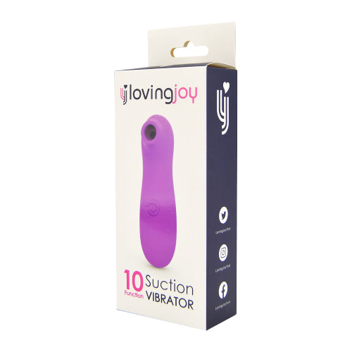 Loving-Joy-10-Function-Clitoral-Suction-Vibrator|Side|"ergonomic handle profile - side view"