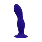 Loving-Joy-6-Inch-Silicone-Dildo-With-Suction-Cup-Midnight-Blue|Detail|"textured surface and lifelike details - detail view"