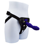 Loving-Joy-6-Inch-Silicone-Dildo-With-Suction-Cup-Midnight-Blue|Package|"retail box showing product features - package view"
