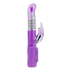 Jessica-Rabbit-G-Spot-Slim-Vibrator-Purple|Detail|"close up of stimulation features - detail view"