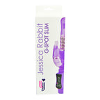 Jessica-Rabbit-G-Spot-Slim-Vibrator-Purple|Package|"retail packaging showing features - package view"