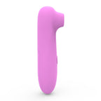 Loving Joy 10 Function Clitoral Suction Vibrator Pink | Side View | "suction vibrator shown from side - side view"