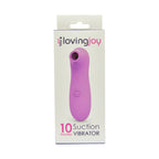 Loving Joy 10 Function Clitoral Suction Vibrator Pink | Package View | "product packaging front - package view"