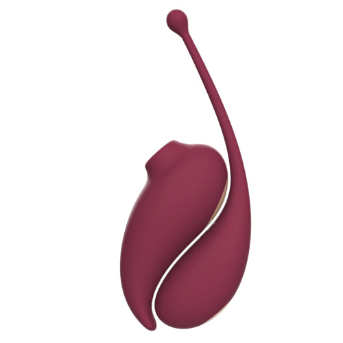 Adrien-Lastic-Inspiration-Clitoral-Suction-Stimulator-And-Vibrating-Egg|Front|"dual function pink clitoral suction stimulator with remote egg - front view"