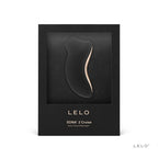 LELO SONA 2 Cruise Clitoral Massager Black | Detail View | "close up details of sonic stimulator - detail view"