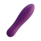 Svakom Tulip Rechargeable Bullet Vibrator Purple | Detail View | "close up details of purple bullet vibrator - detail view"