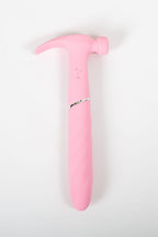 Love Hamma The Ultimate Vibrator Straight Pink | Angle View 1 | "side angle showing features - angle view"