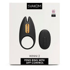 Svakom Winni 2 Remote Controlled Couples Cock Ring | Front View | "couples vibrating ring - front view"