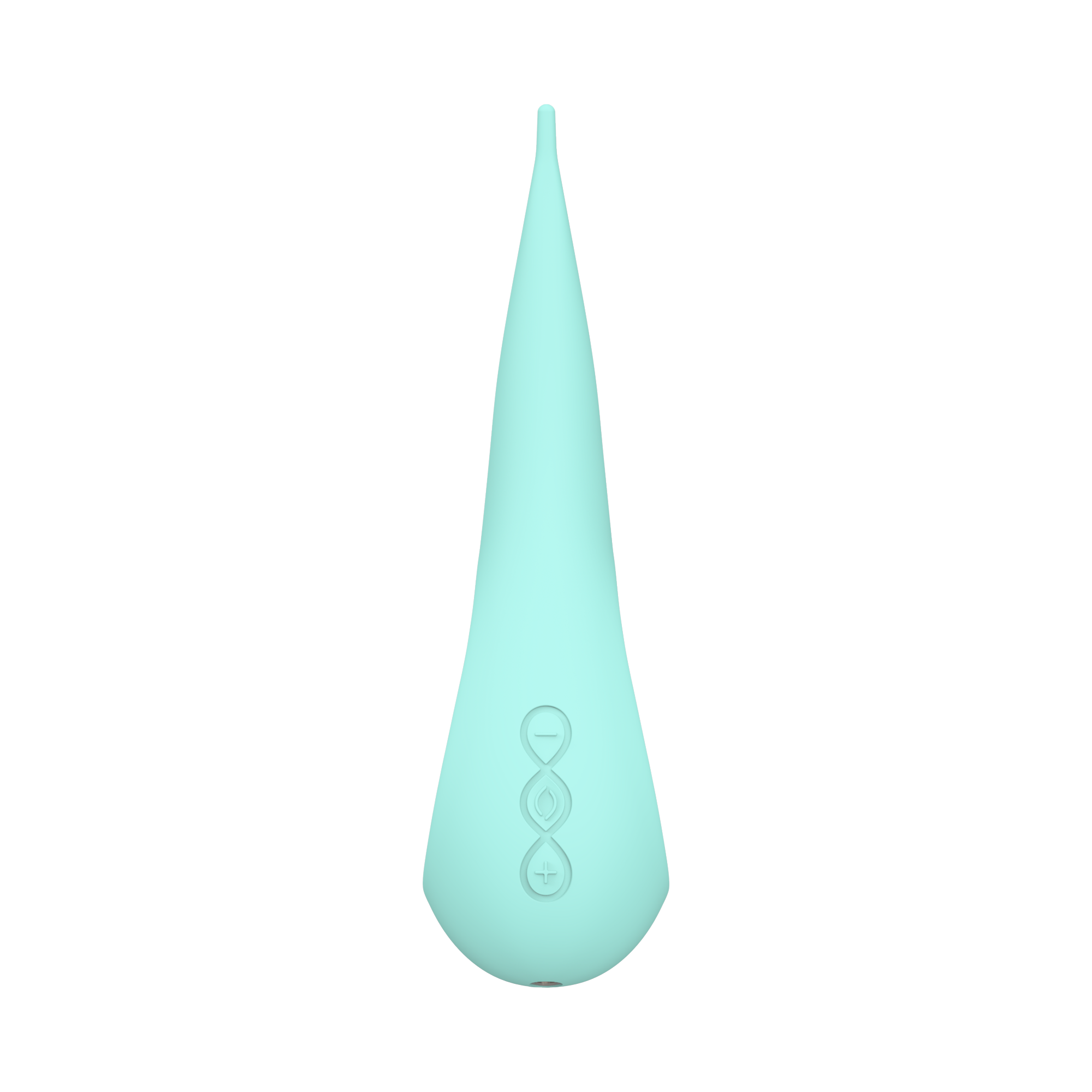LELO DOT Clitoral Vibrator Aqua | Detail View | "aqua precision vibrator - detail view"